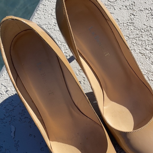 LK Bennett Tan Patent Leather Heels, Court Shoes - Size EUR 40 or US 9 - Picture 3 of 12